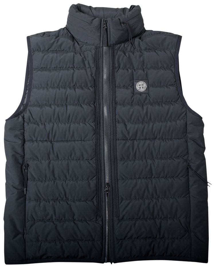 Stone Island Sleeveless Realdown Jacket Black