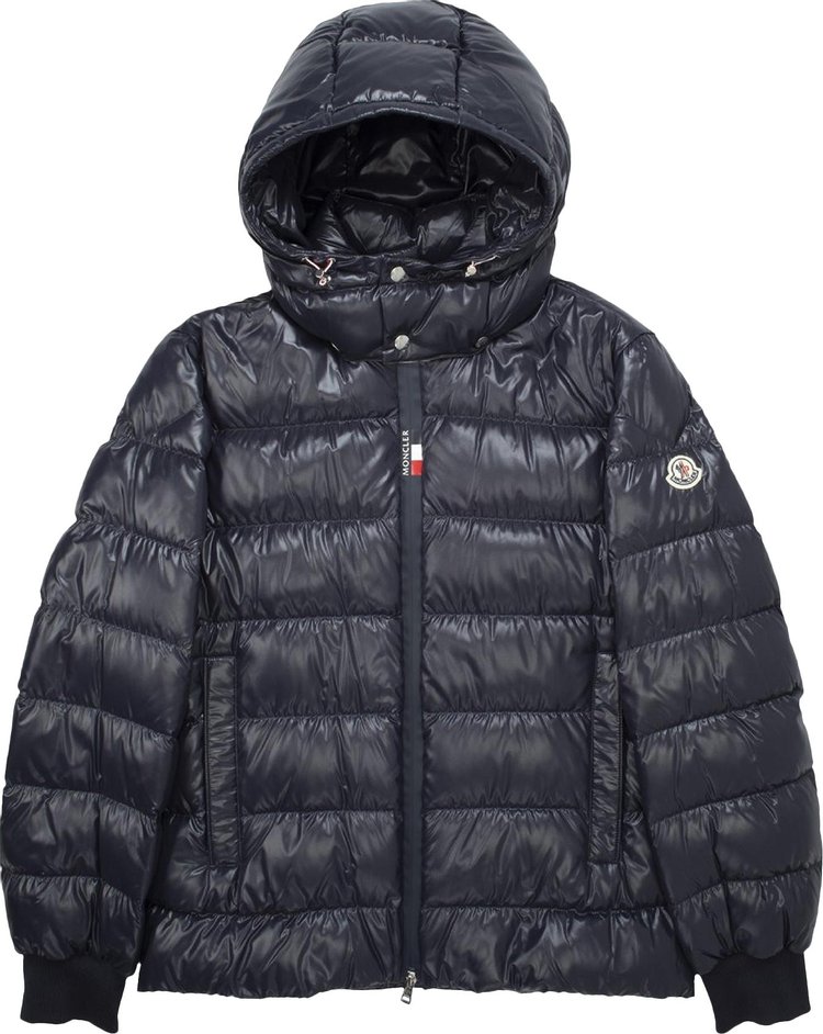 Moncler Cuvellier Shiny Puffer Jacket 'Navy'