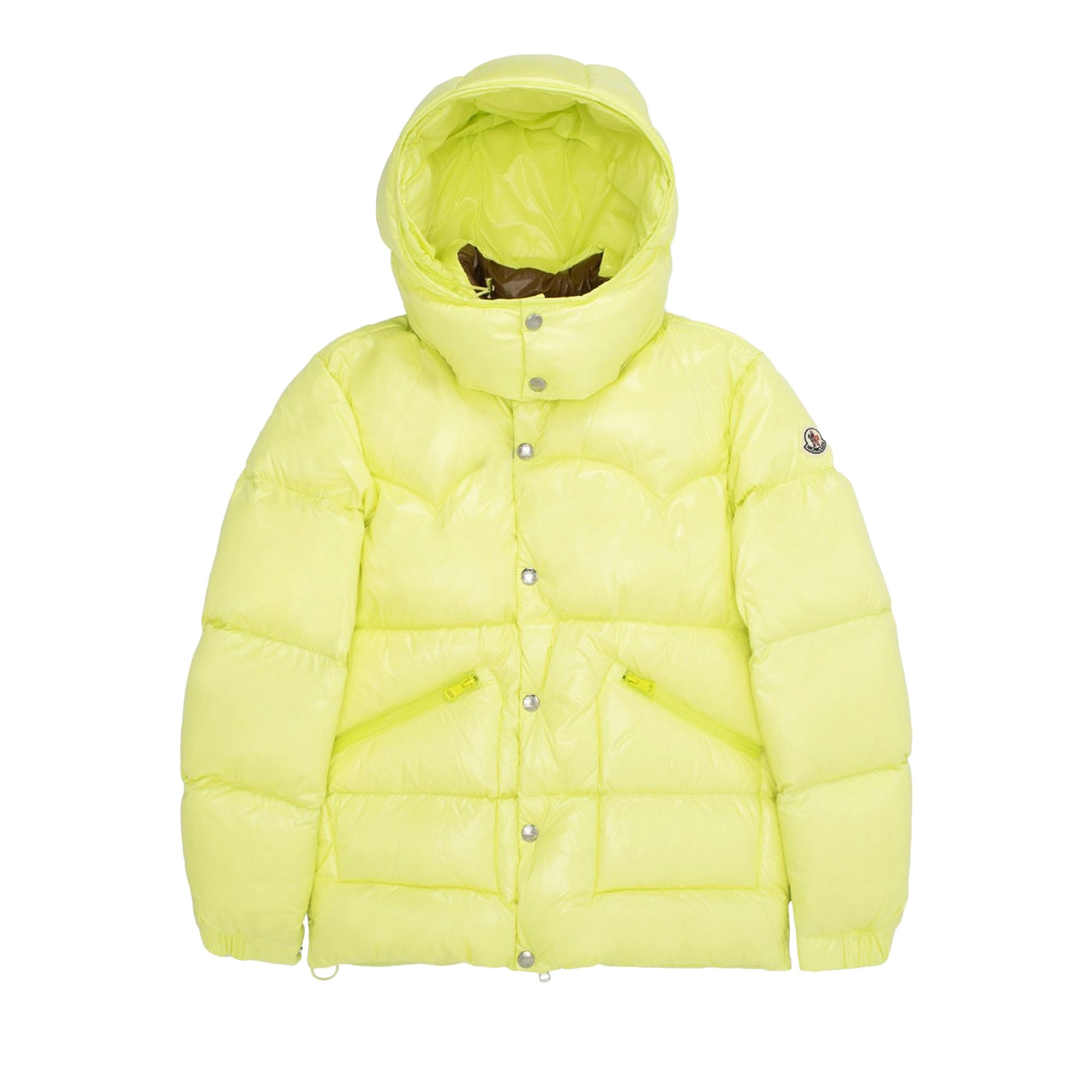 Yellow shiny bubble coat outlet