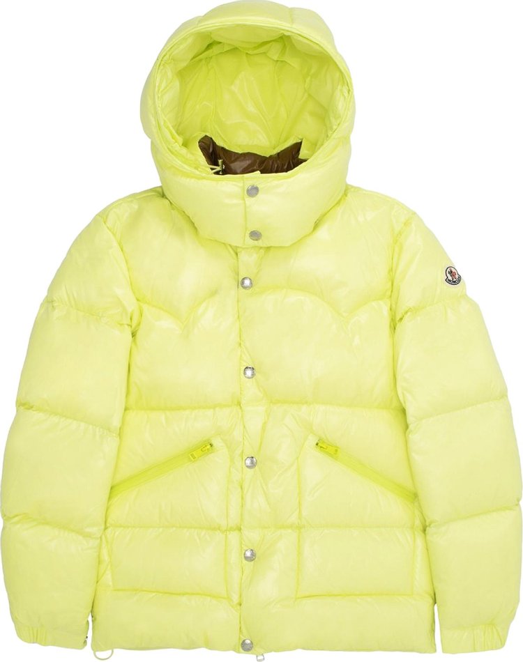 Moncler Coutard Shiny Puffer Jacket 'Yellow'