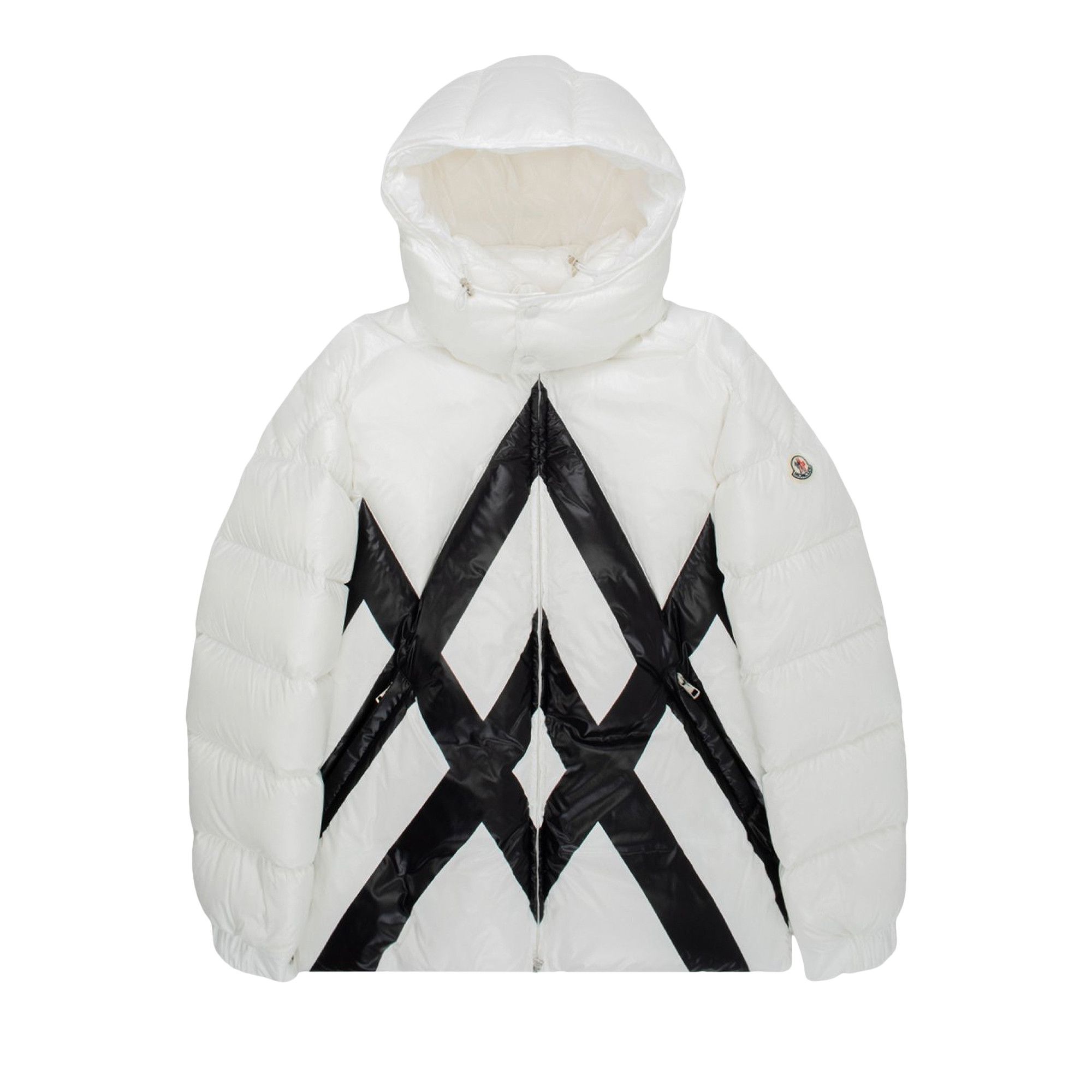 Moncler black new arrivals and white puffer
