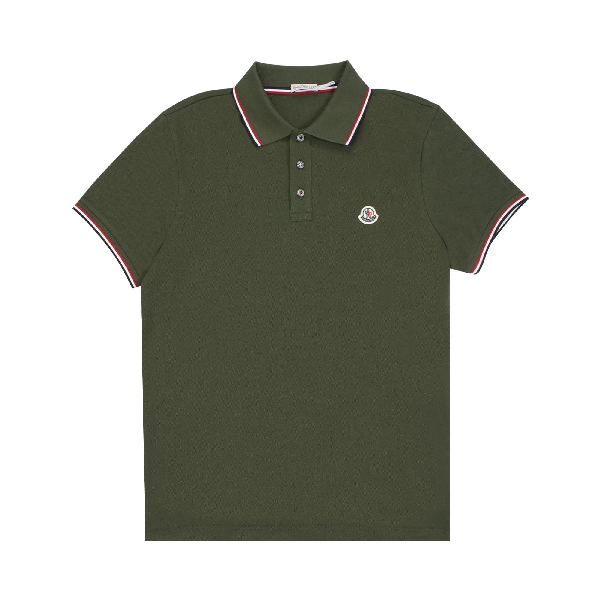 Green outlet moncler polo