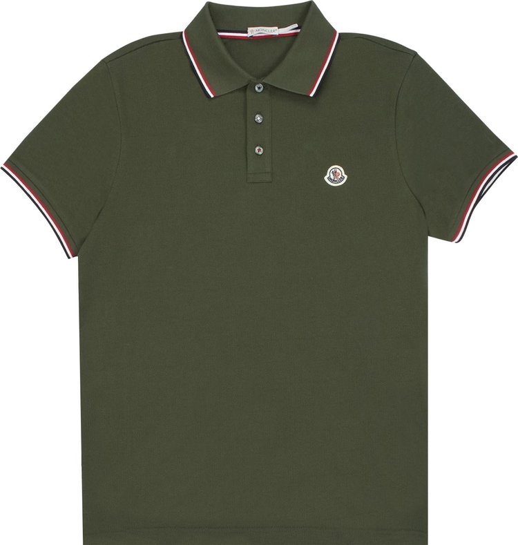 Moncler Polo Shirt 'Olive'