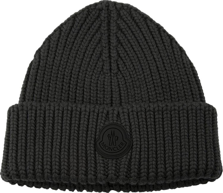 Moncler Plain Knit Hat 'Grey'