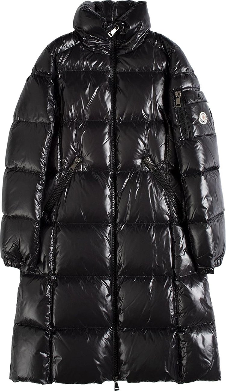 Moncler Moyadons Long High Neck Puffer Jacket 'Black'