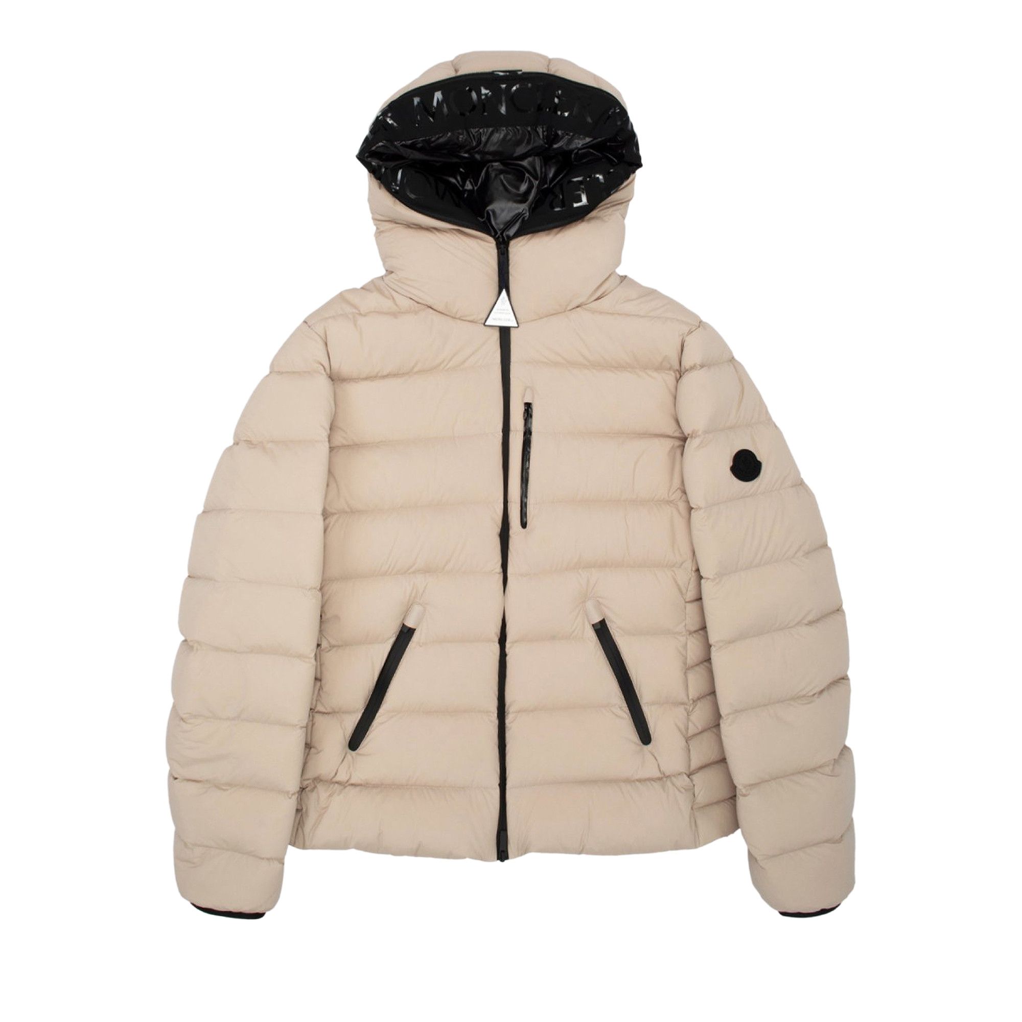 Buy Moncler Herbe Full Zip Puffer Jacket Champagne 1A000 23
