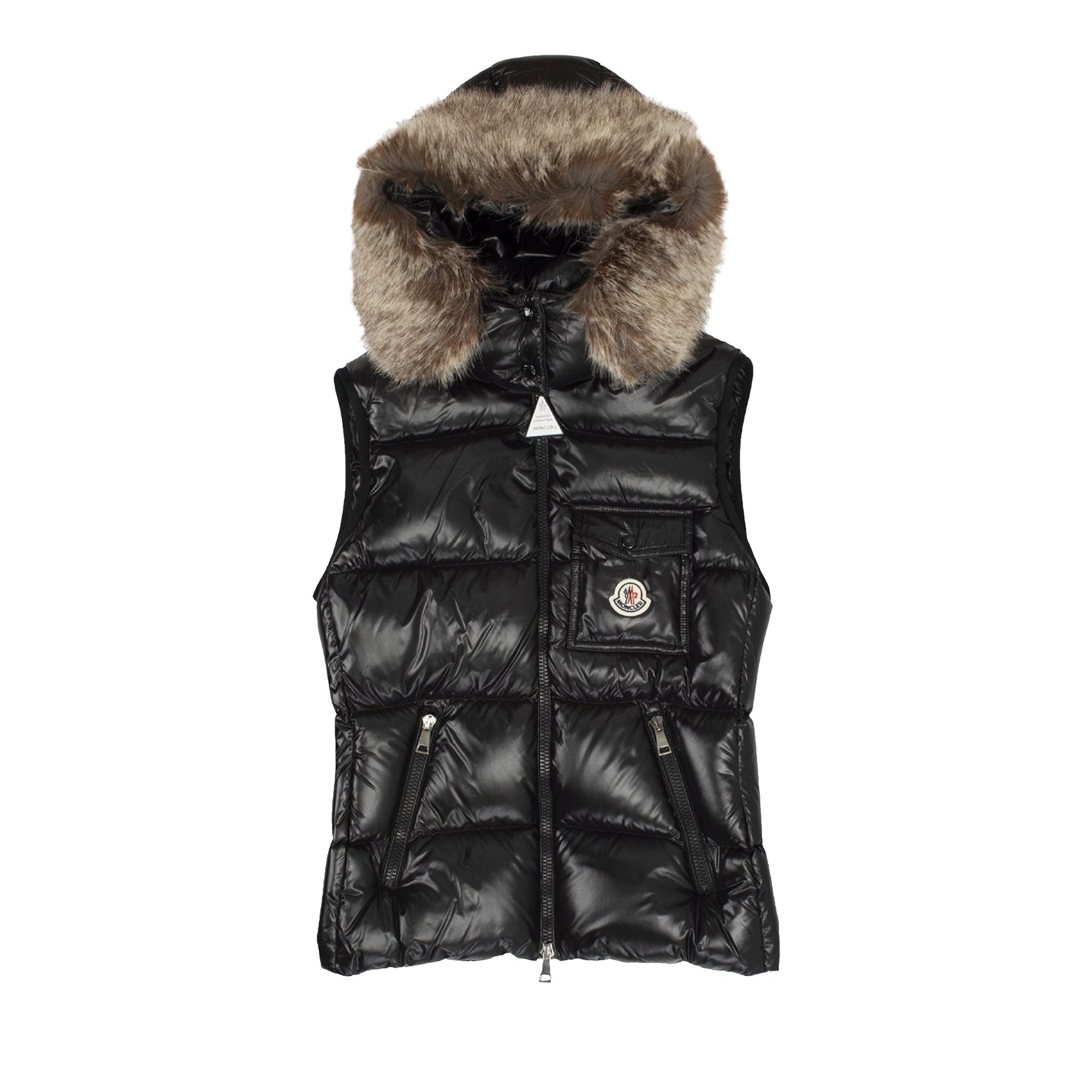 Buy Moncler Balabio Faux Fur Vest 'Black' - 1A000 77 68950 999 | GOAT