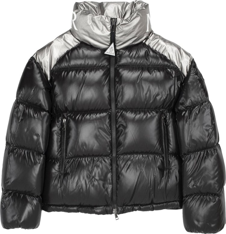 Buy Moncler Cuscute Puffer Shiny Jacket 'Black/Silver' - 1A001 09 68950 ...
