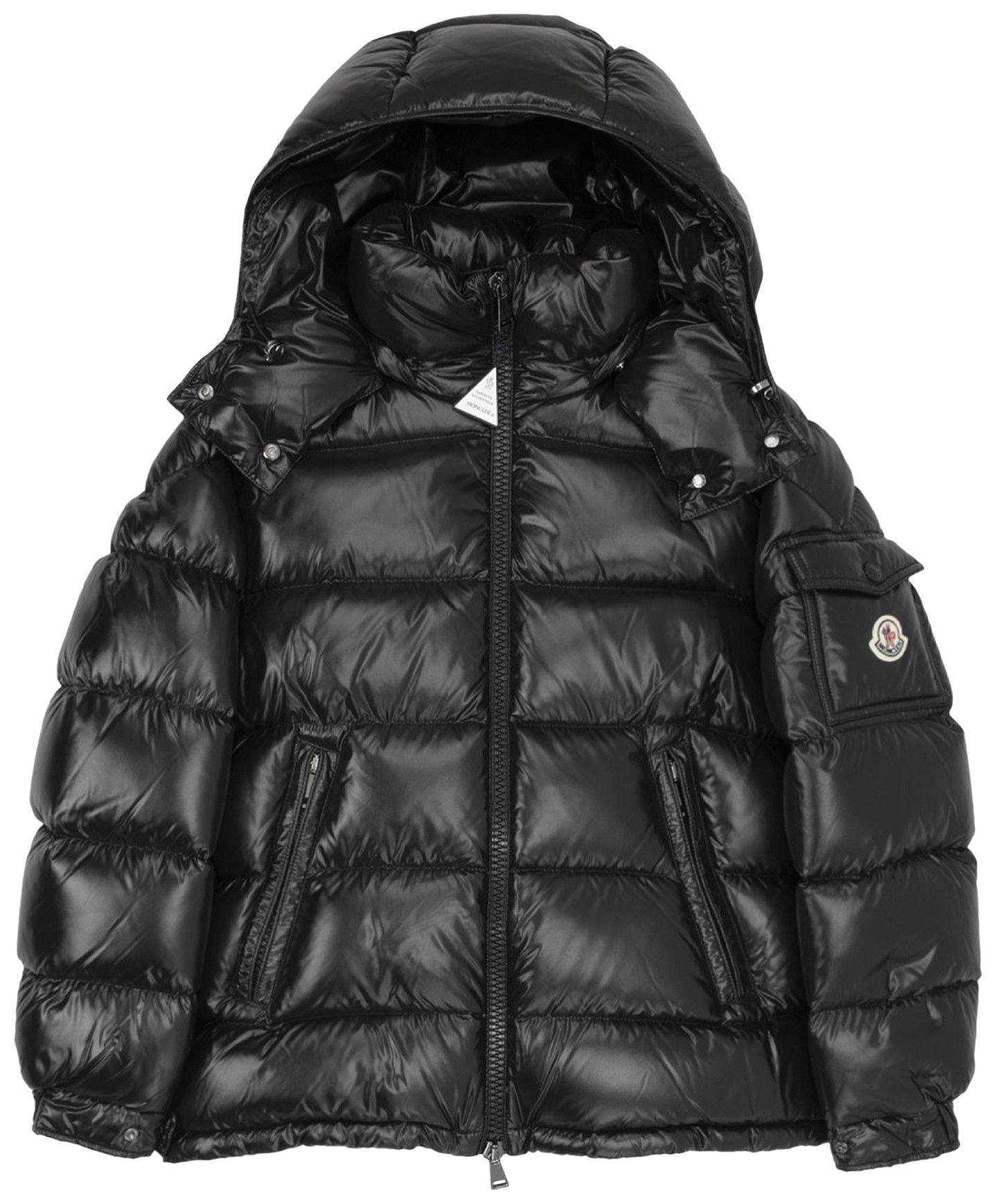 moncler maire shiny puffer jacket