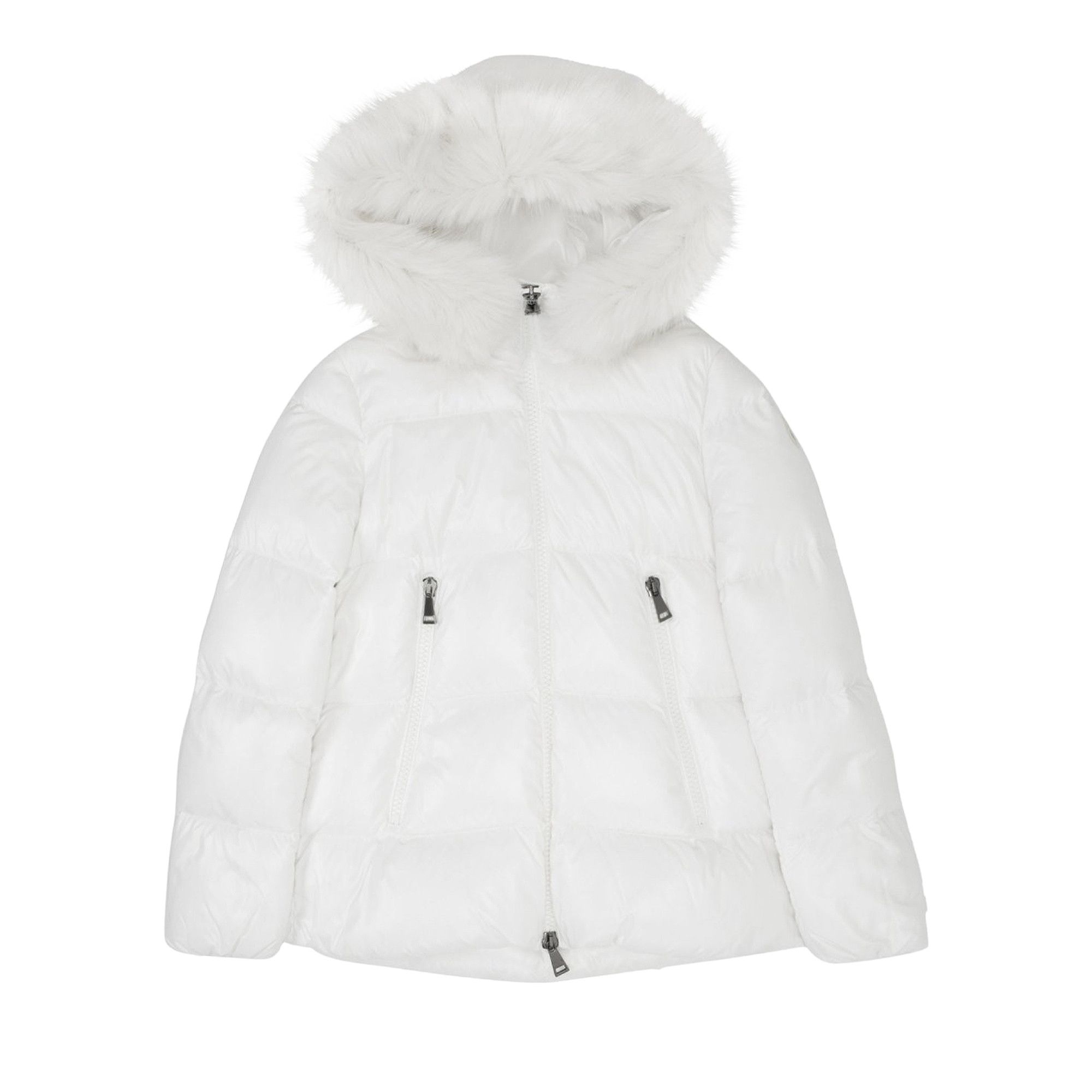 Buy Moncler Laiche Zip Up Puffer Jacket 'White' - 1A001 17 Buy Moncler Laiche Zip Up Puffer Jacket 'White' - 1A001 17