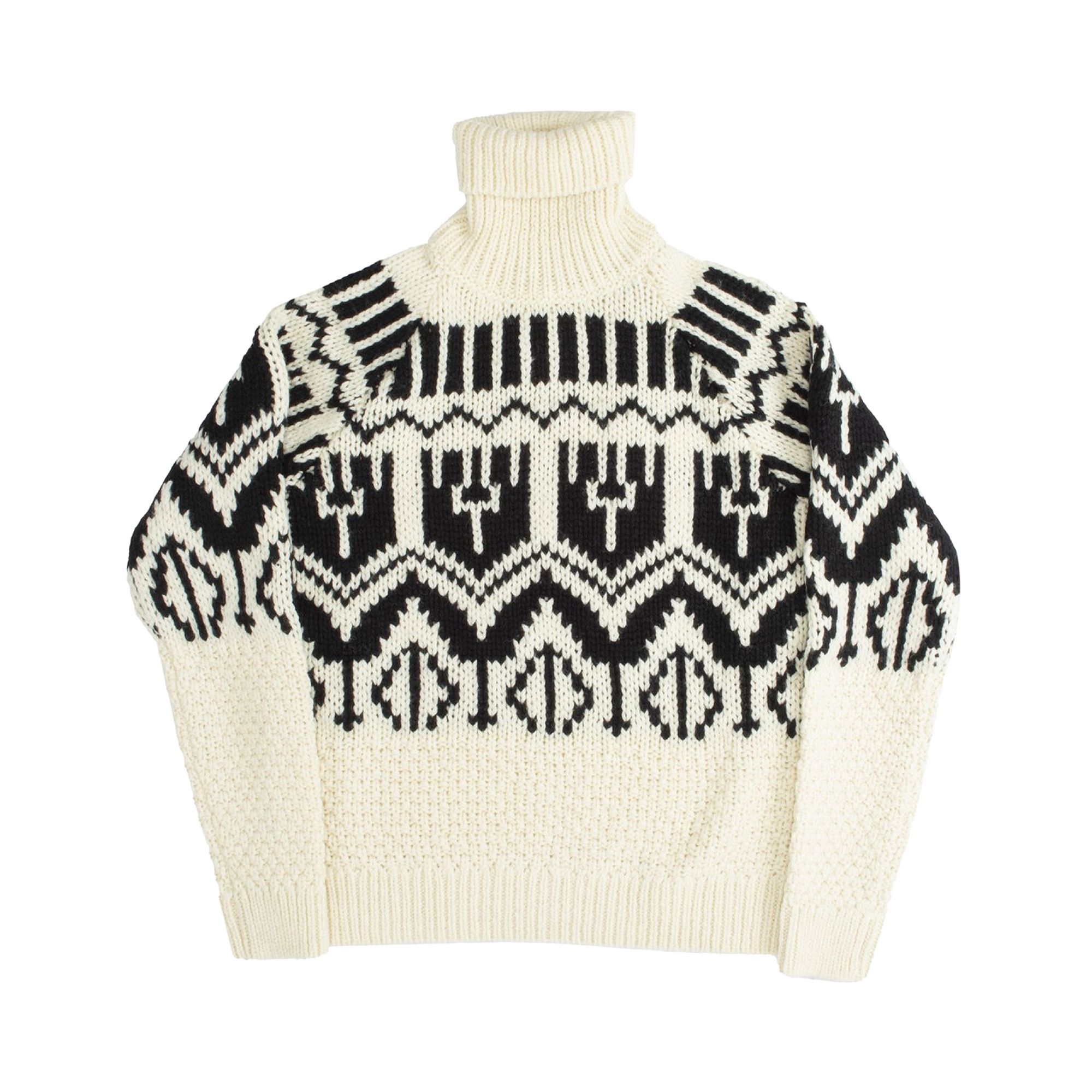 Buy Moncler Turtleneck Sweater 'Black/White' - 9F000 11 M1279 002