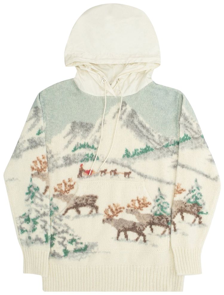 Moncler Patterned Hoodie Multicolor