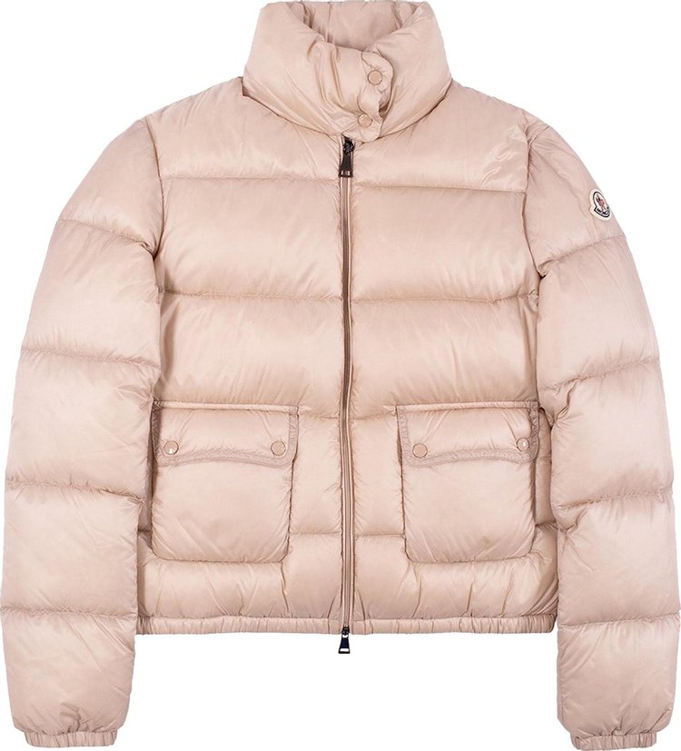 Moncler Lannic Full Zip Puffer Jacket With Two Pockets 'Pink'