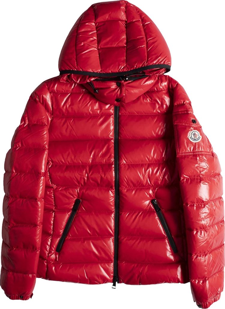 Buy Moncler Bady Hooded Shiny Full Zip Jacket 'Red' - 1A524 00 68950 ...