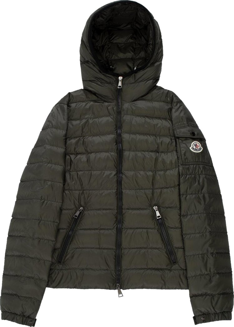 Moncler Bles Hooded Full Zip Jacket 'Army Green'