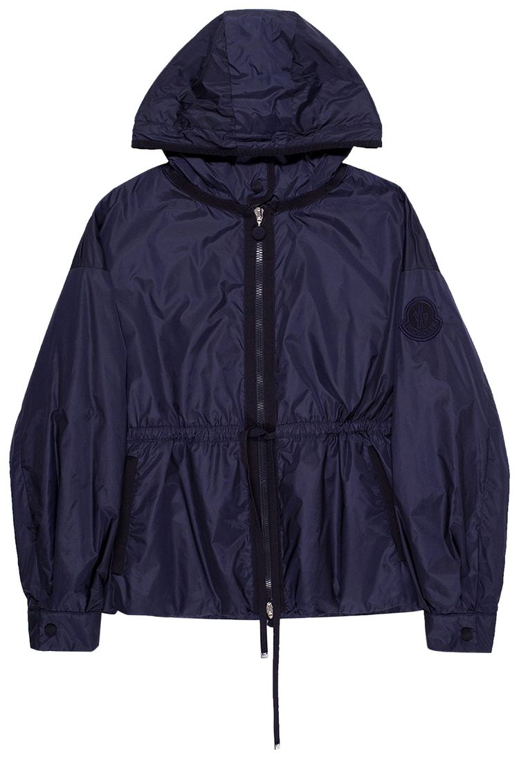 Moncler Meretz Full Zip Waistband Jacket Navy