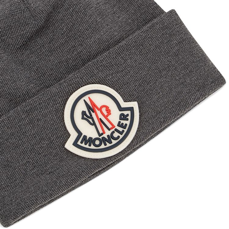 Moncler Giant Logo Hat Grey