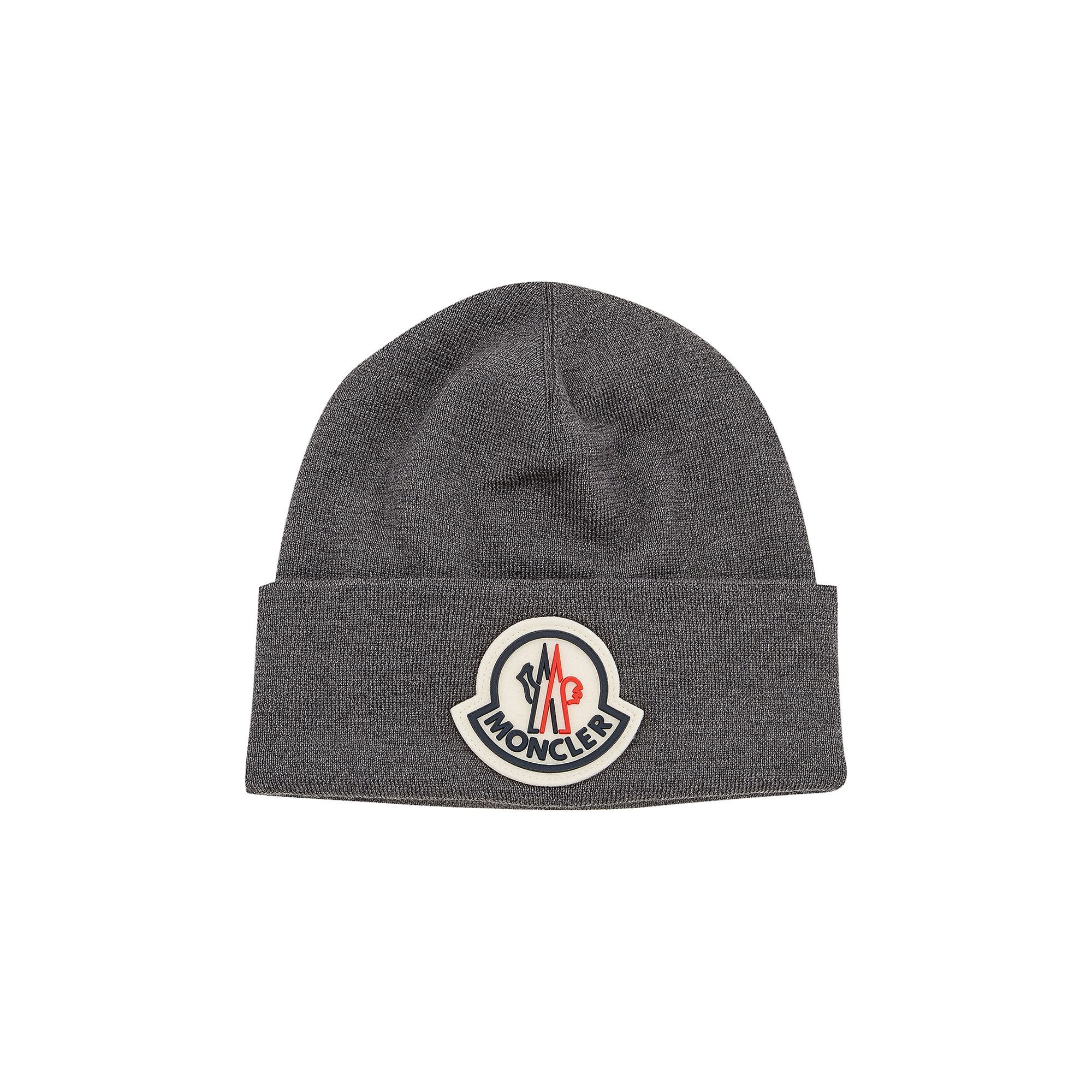 Grey moncler beanie sales