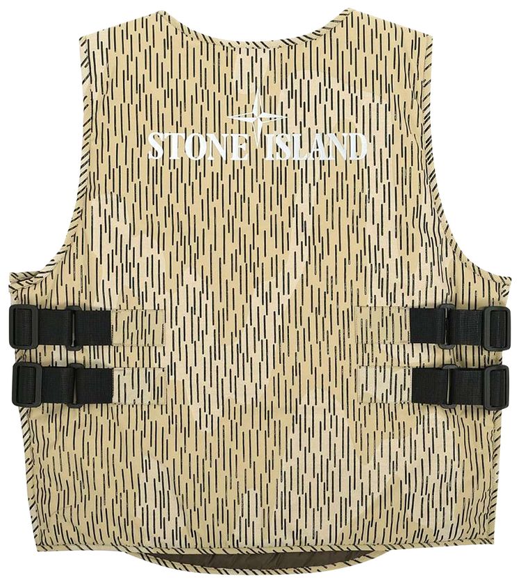 Stone Island Rain Camo Technical Bib Natural Beige