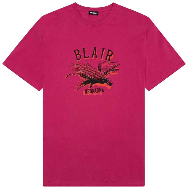 Raf Simons Blair Nebraska Big Fit T Shirt Fuchsia