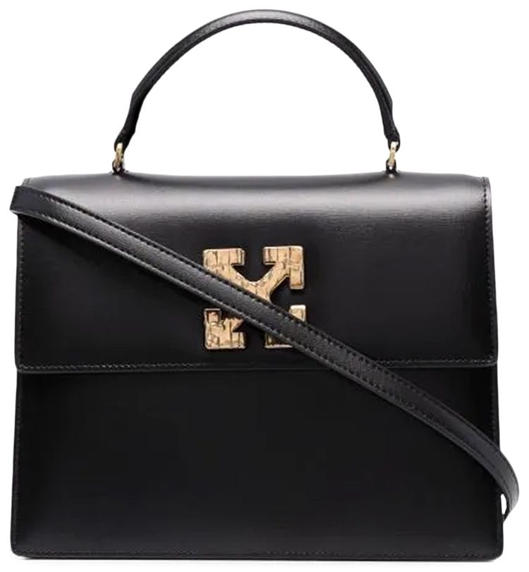 Off White Jitney 08 Saffiano Top Handle Bag Red