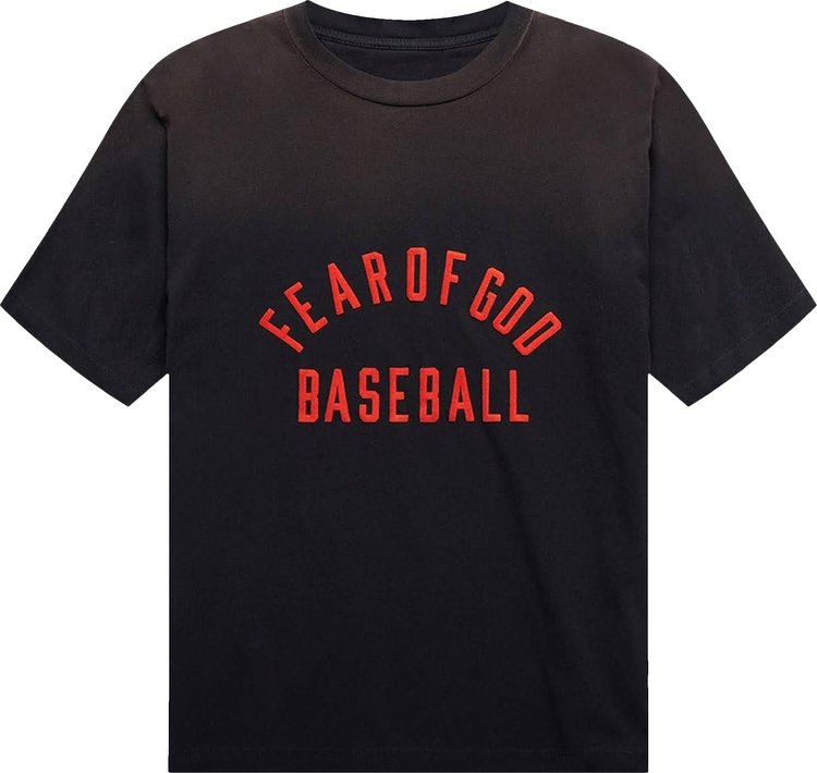 Fear of God Baseball Tee 'Vintage Black/Red'