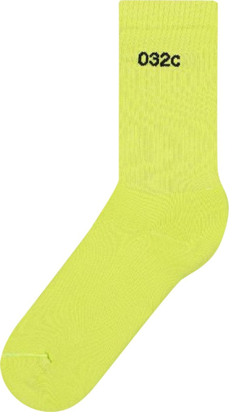 032C Remove Before Sex Socks Acid Green