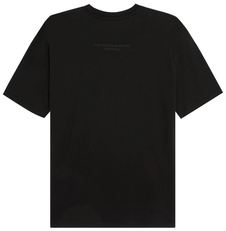 032C 3D Maria Tee Black