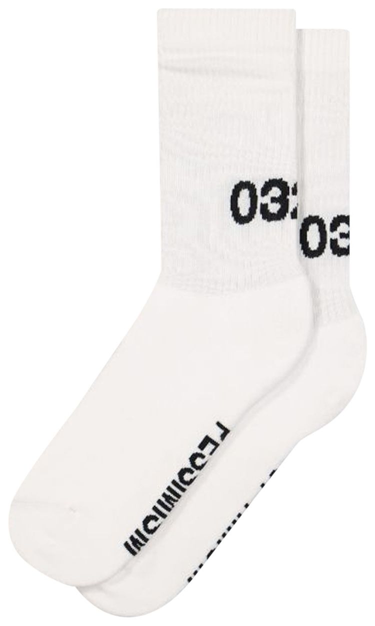 032C Optimisim Pessimism Socks White