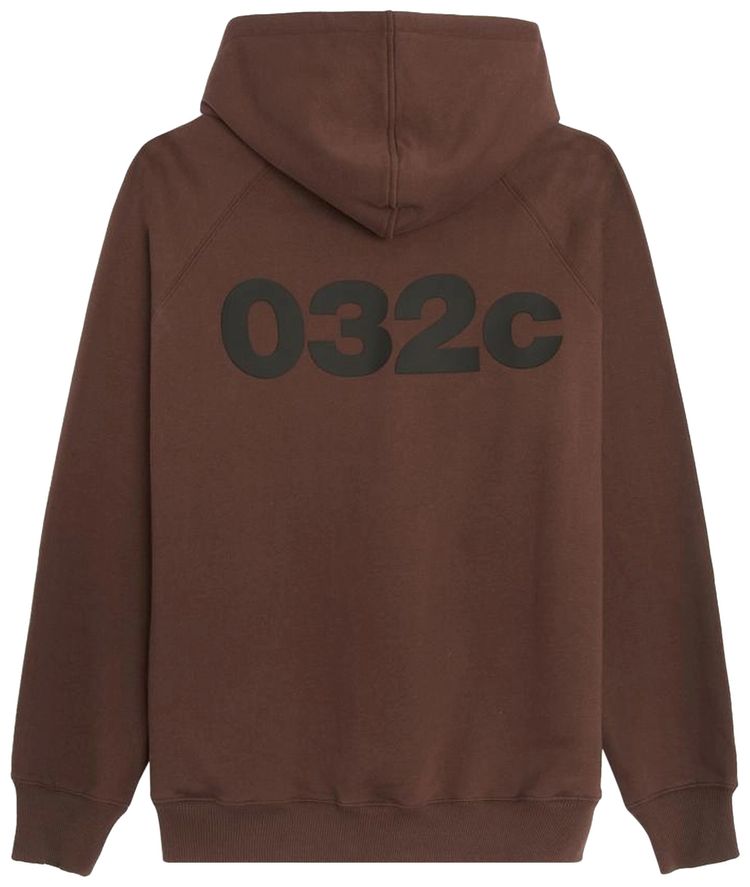 032C 3 D 032C Hoodie Brown