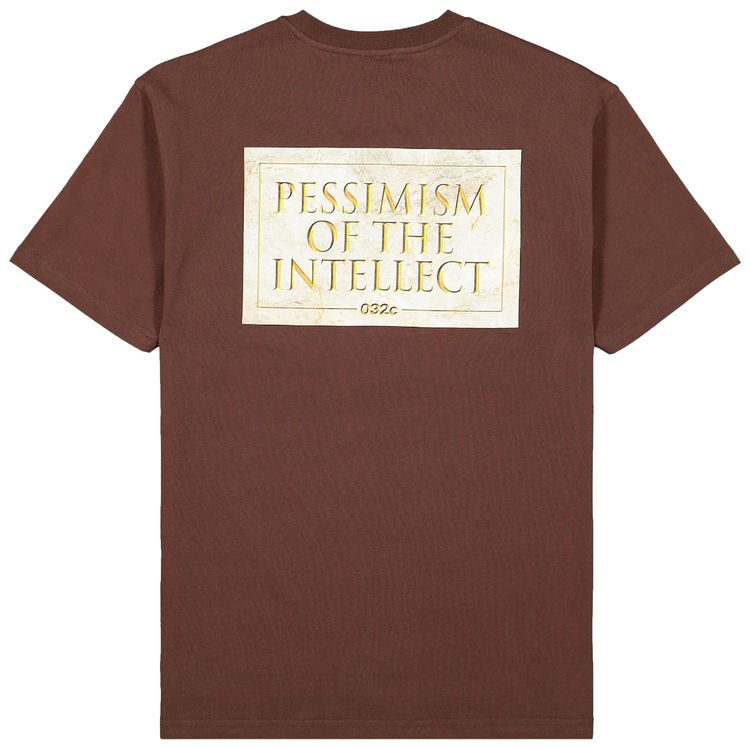 032C Gravestone Short Sleeve T Shirt Brown