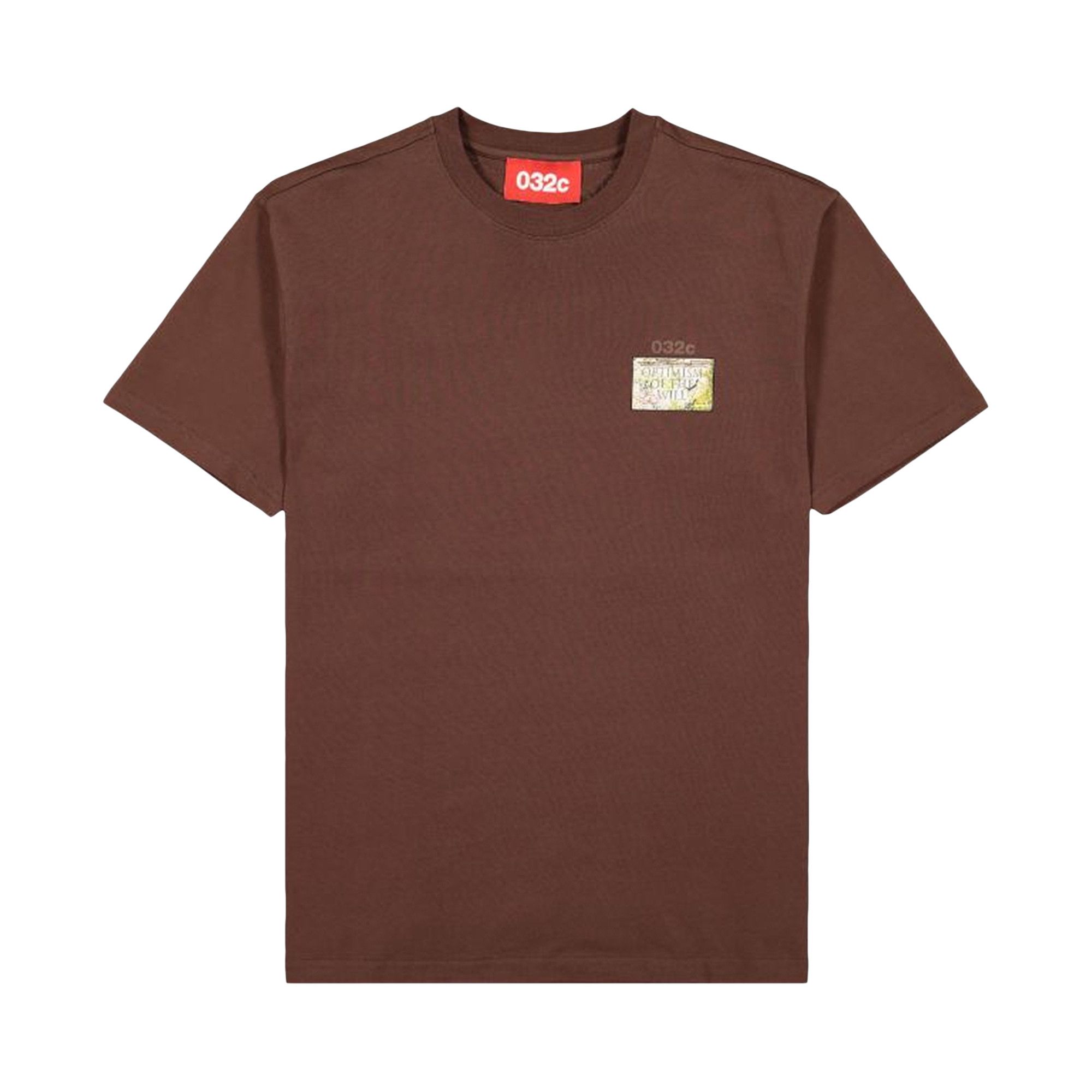 Buy 032C Gravestone Short-Sleeve T-Shirt 'Brown' - FW21 C 1012