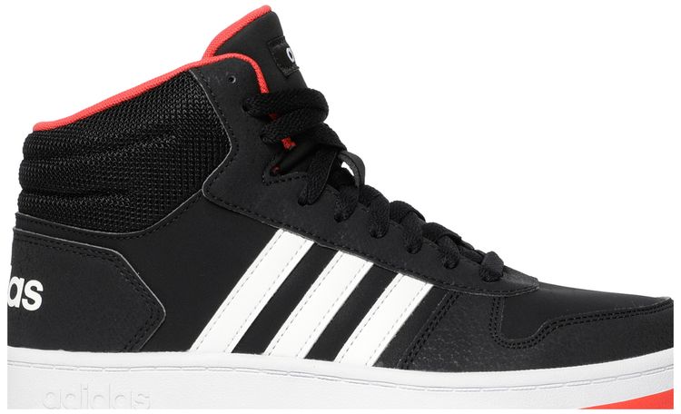 Adidas Hoops 20 Mid J Black Hi Res Red