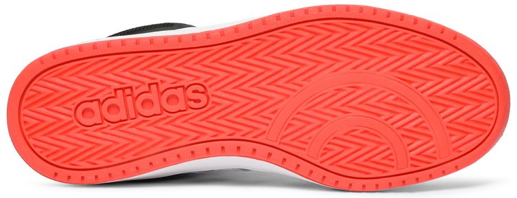 Adidas Hoops 20 Mid J Black Hi Res Red