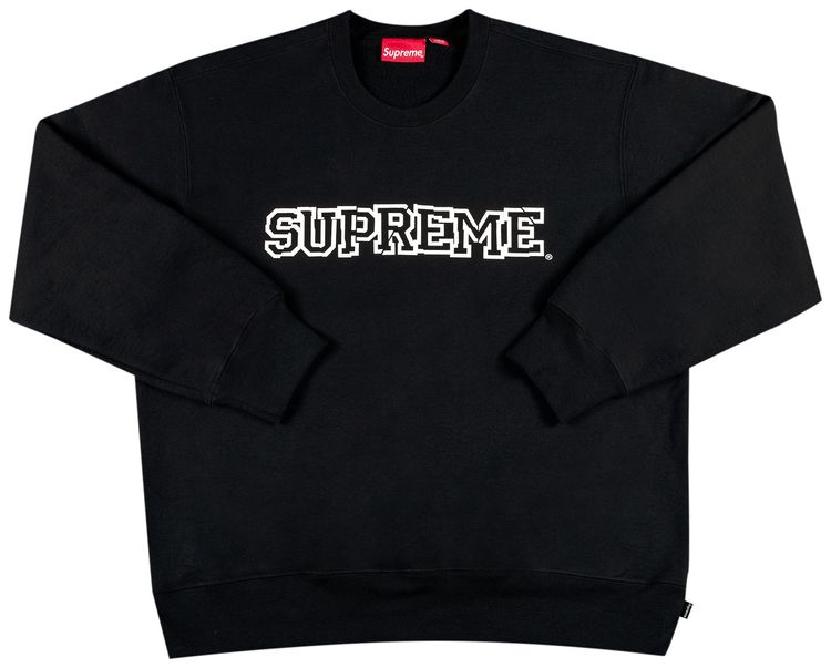 Supreme Shattered Logo Crewneck Black
