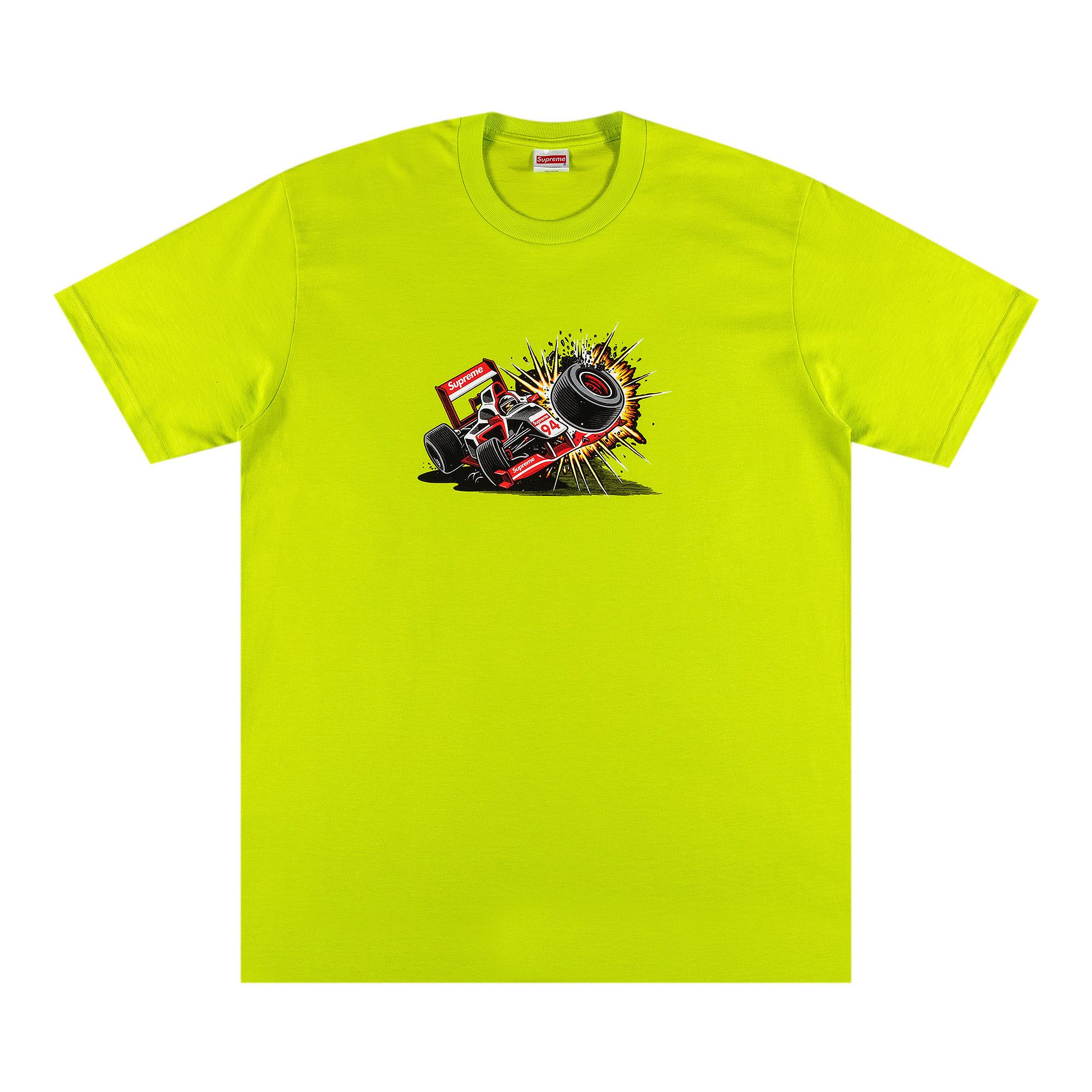 Supreme crash best sale tee white