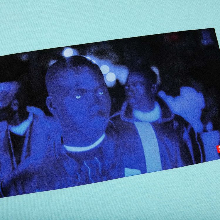 Supreme America Eats Its Young Tee Turquoise