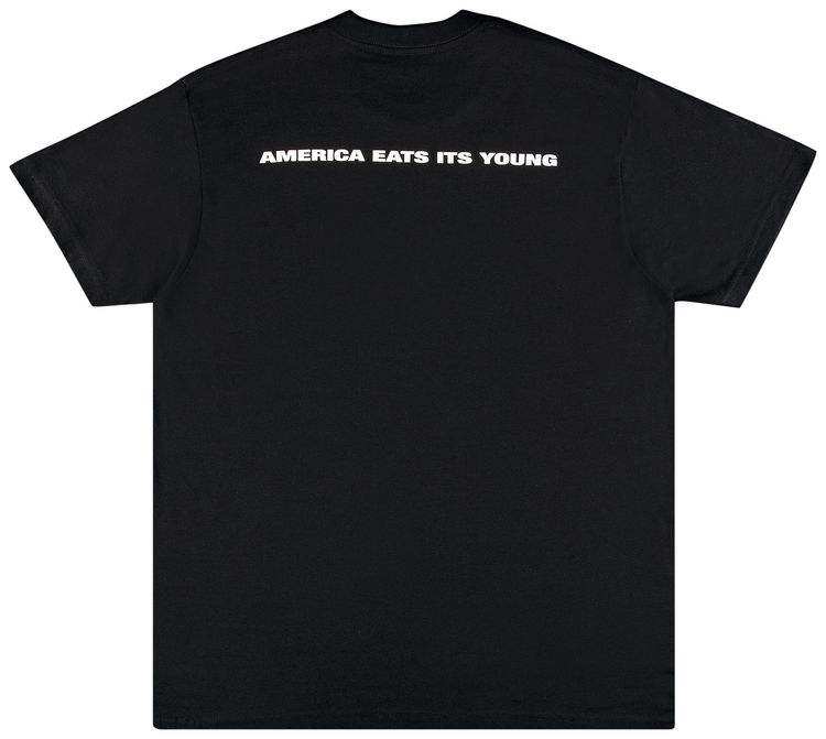 Supreme America Eats Its Young Tee Black