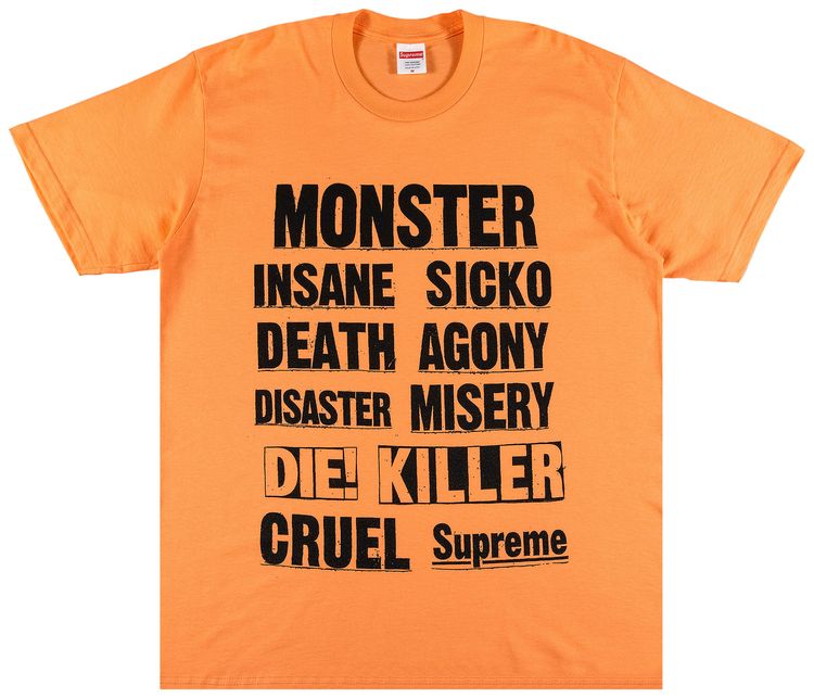 Supreme Monster Tee Peach