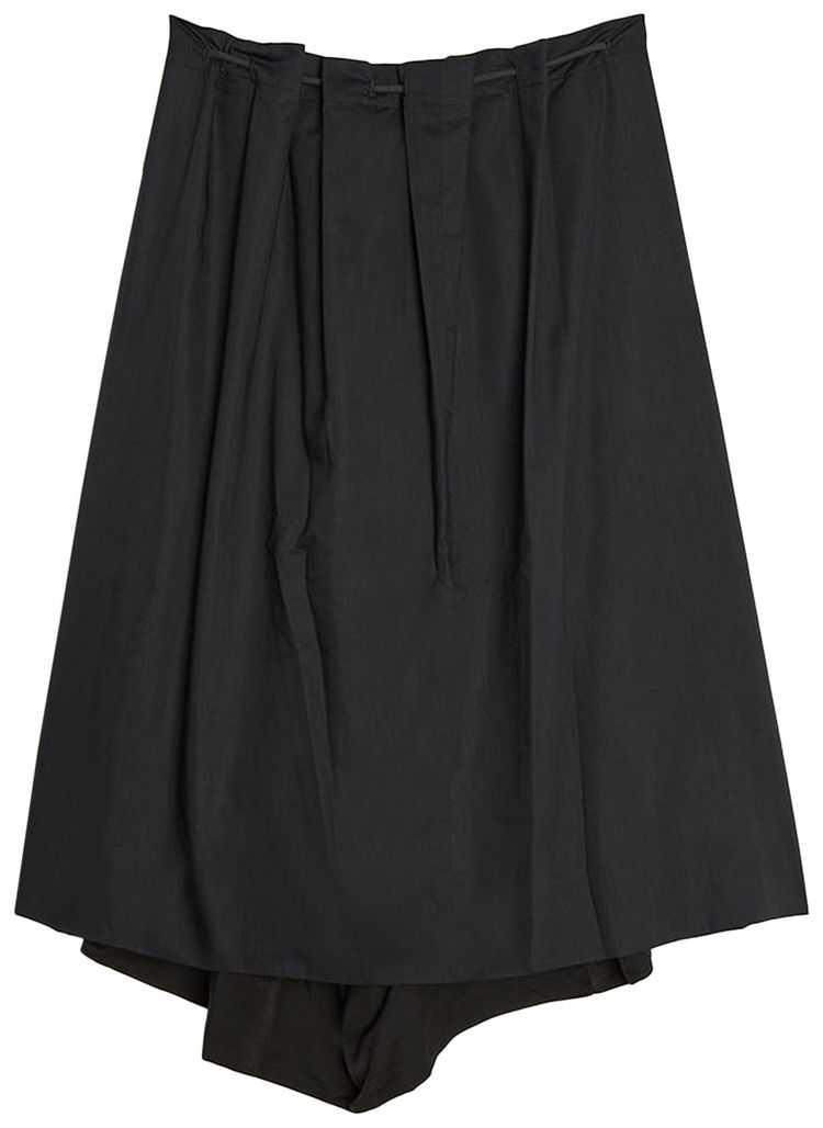 Lemaire Loose Skirt Marine Black