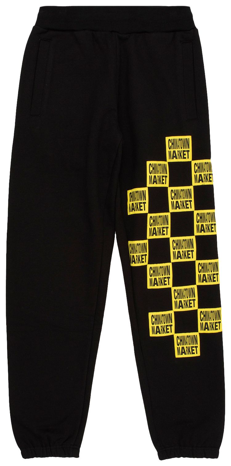 Chinatown Market Label Sweatpants Black