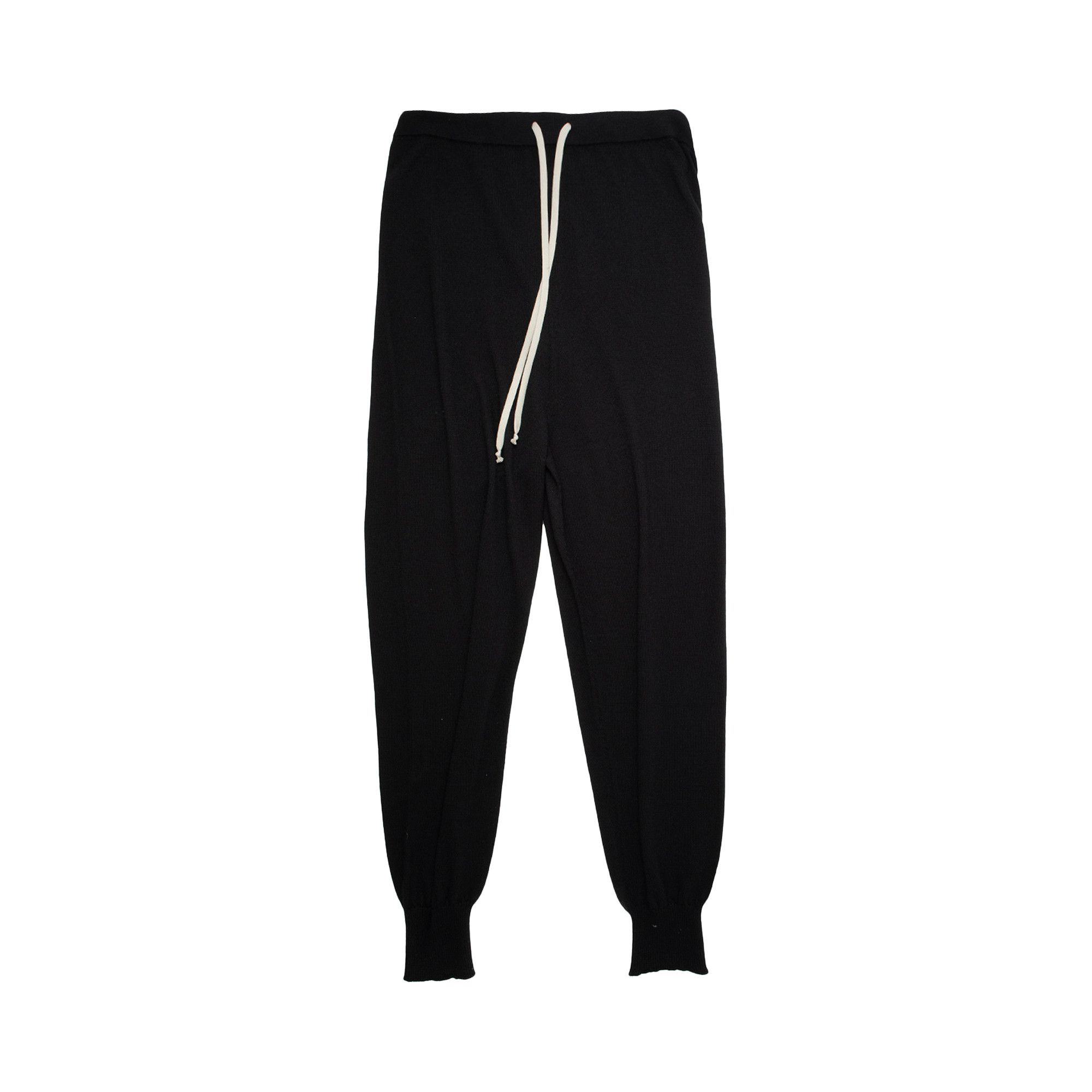 Buy Rick Owens Track Pants Black RU02A5653 WS 09 GOAT