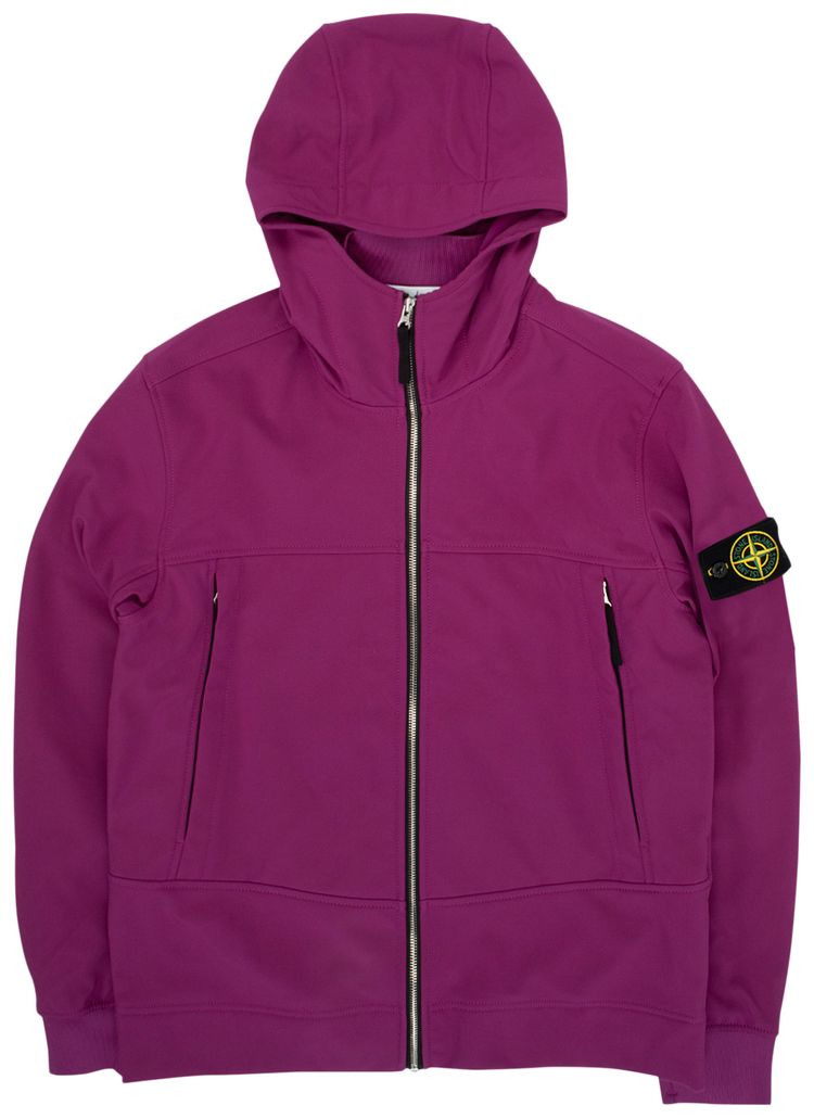 Stone Island Light Outerwear Coat Magenta