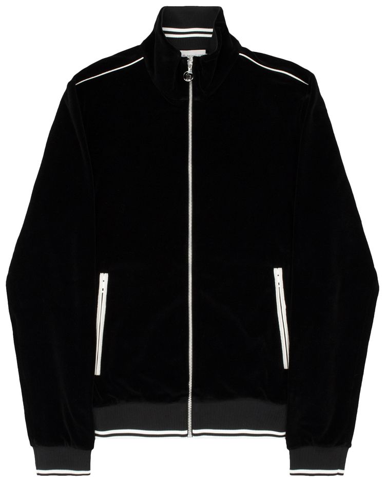 Moncler Zip Up Cardigan Black