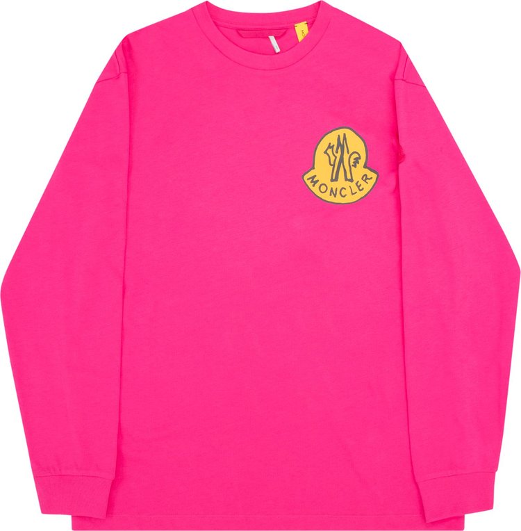 Moncler 1952 Long-Sleeve T-Shirt 'Hot Pink'