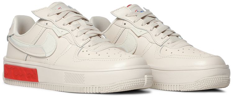 Nike Wmns Air Force 1 Fontanka Pearl White University Red