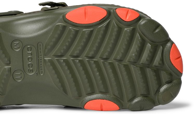 Crocs BEAMS x Classic All Terrain Military Clog Army Green