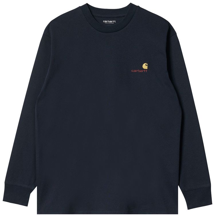 Carhartt WIP Long Sleeve American Script T Shirt Astro