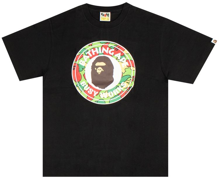 BAPE STA Camo Busy Works Tee BlackMulticolor