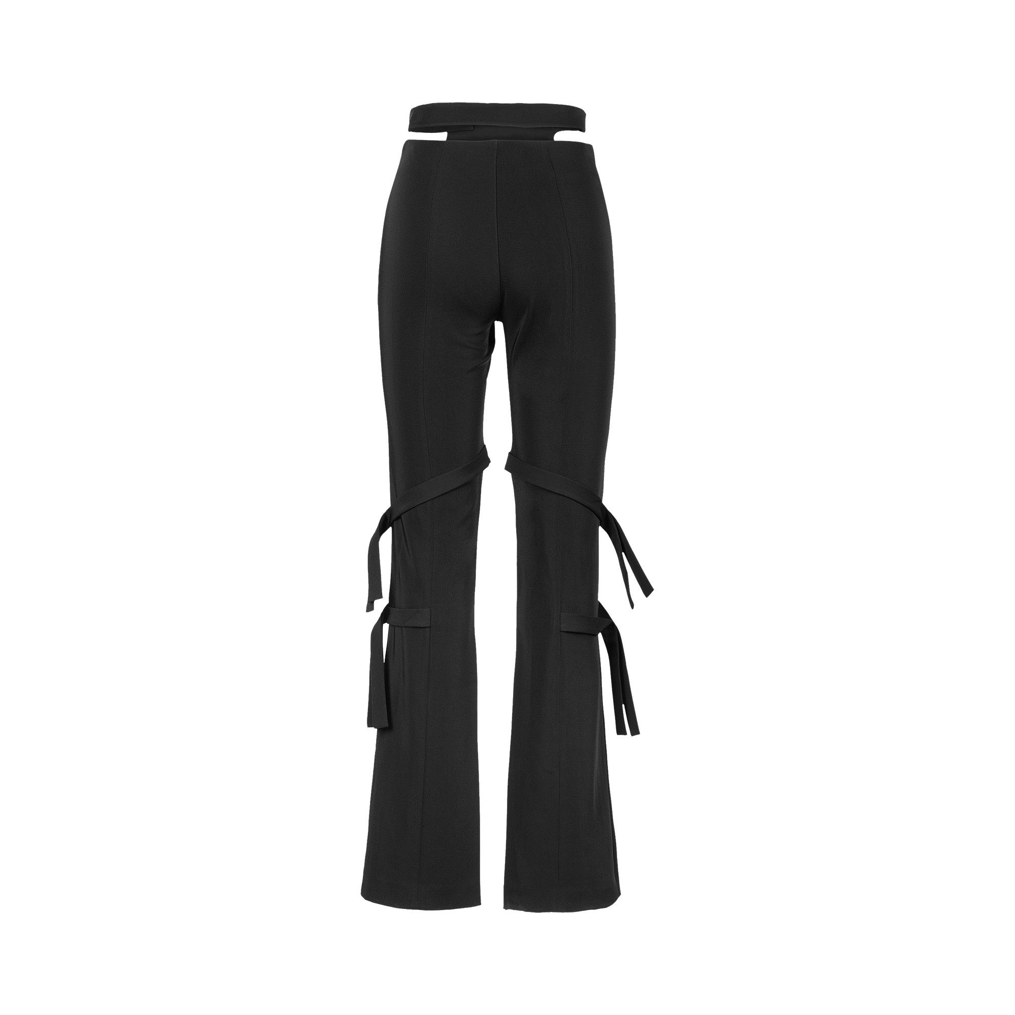 【RASHOMONG】★送料・関税込★Black Stitched Setup Wide Pants Black Wide Leg Pants Yohji Yamamoto - Regatta Black Dress